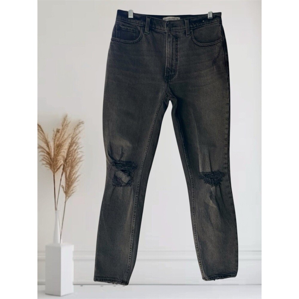 Abercrombie & Fitch The Skinny High Rise Women’s Distressed Jeans Size 28/6